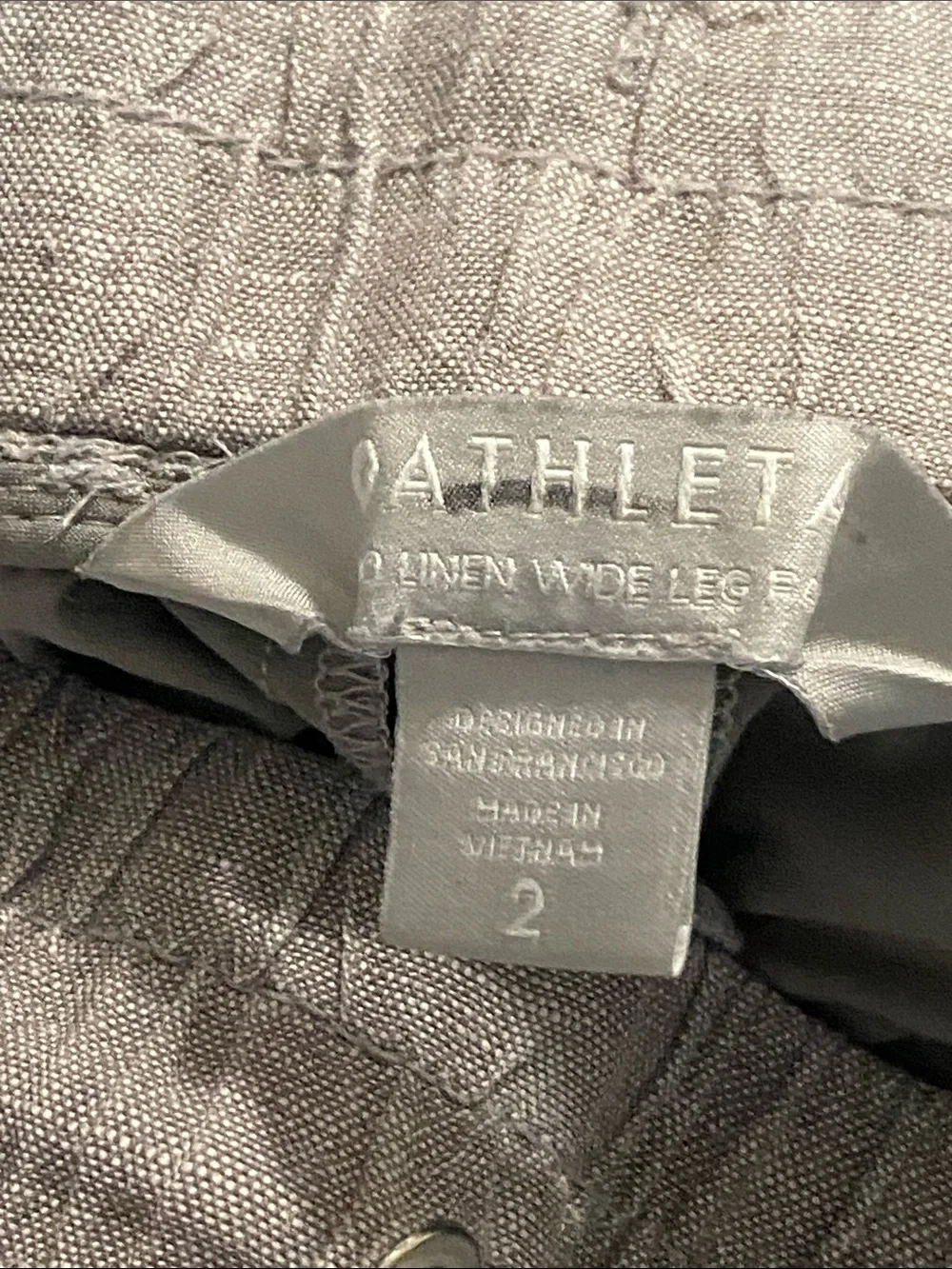 A Light Gray Drawstring Jogger Pants